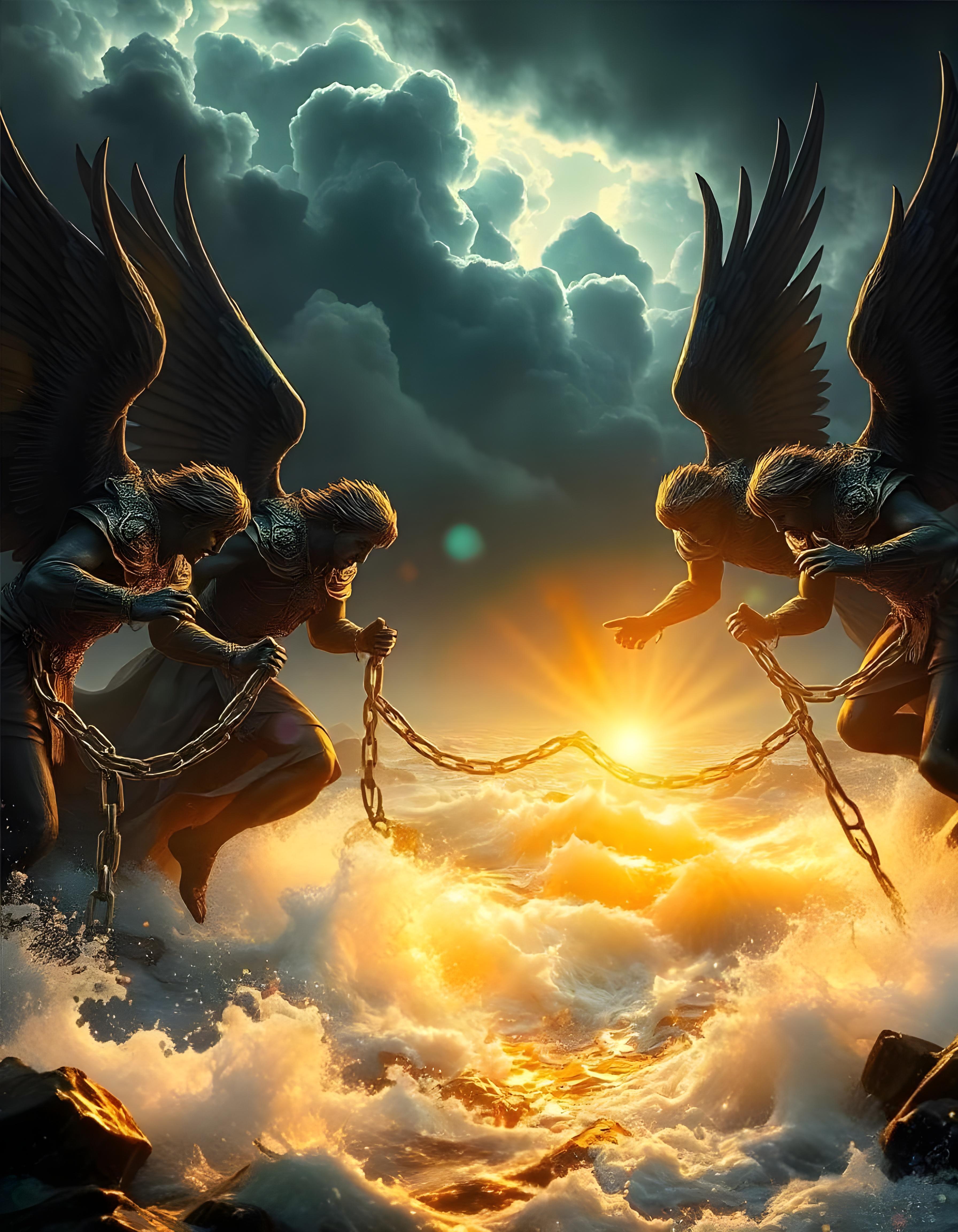 4 ангела, связанные у Евфрата